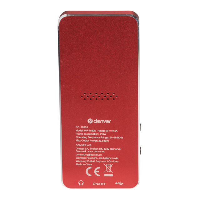Denver MP-1830R RED